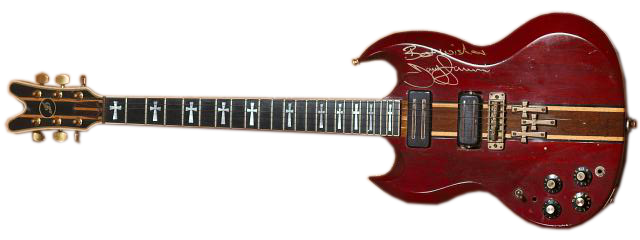 Mac Sabbath Custom SG Style Guitar (The Cheese Shredder) Gibson Tony Iommi  Sig. Pickups- Incl. HSC