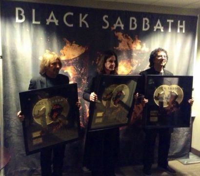 Black Sabbath awarded double gold record for 